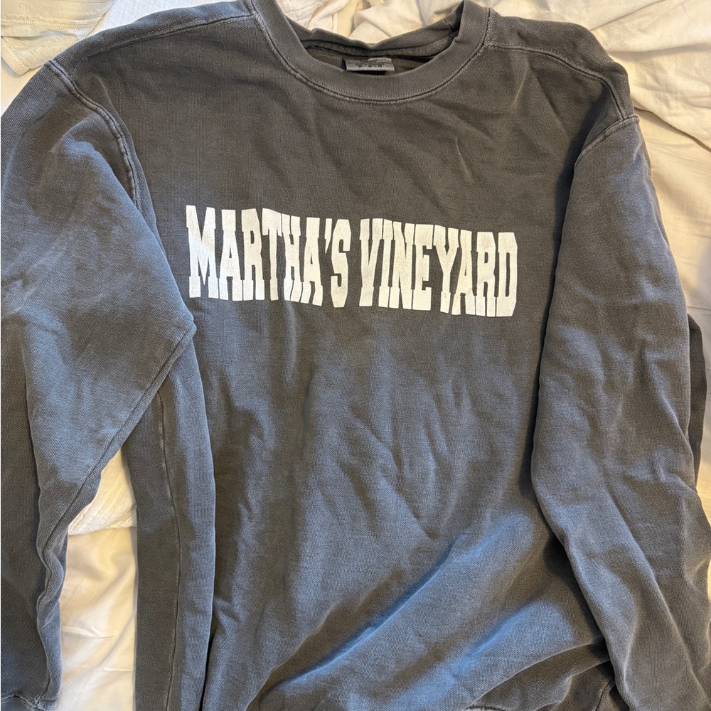 Gray Martha's Vineyard Crewneck Sweatshirt